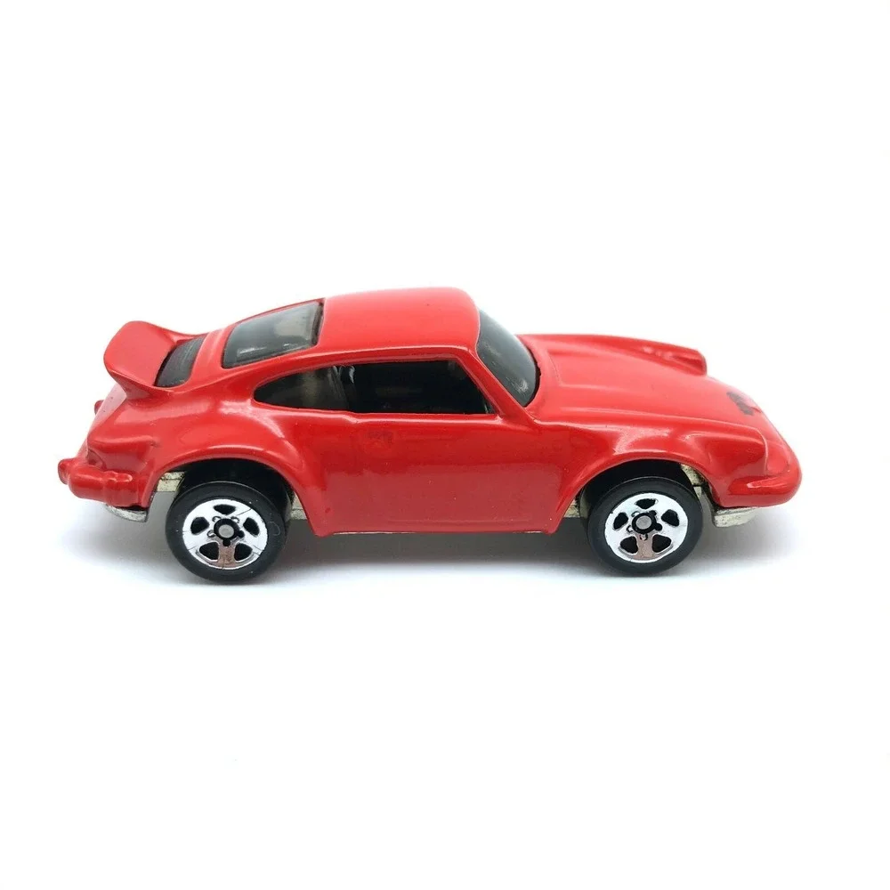 Hot‎ Wheels Porsche 911 Sports Car Red 5 Spoke Wheels Die Cast 1/64 Scale Loose